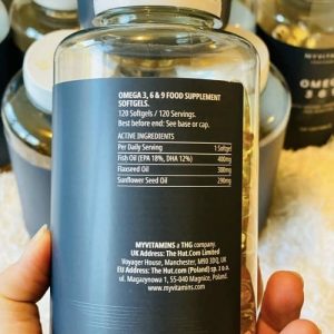 امگا 3 ، 6 ، 9 مای ویتامنیز 120 عددی انگلیس