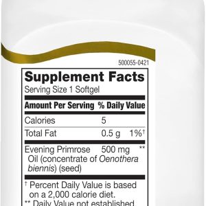 سافت ژل روغن گل مغربی 21 سنتری 60 عددی(500 میلی گرم روغن گل مغربی )