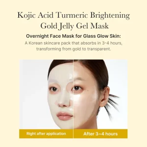 ماسک ورقه ای کوجیک اسید و زردچوبه مدیکیوب بسته چهار عددی